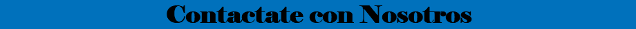 Contactate con Nosotros